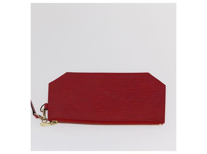 LOUIS VUITTON Epi Sac Depaule GM Borsa a Spalla Rossa M80197 LV Auth 166432 Rosso - vista 22