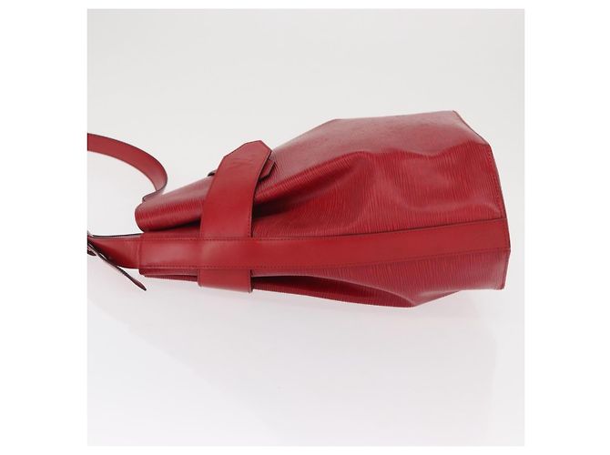 LOUIS VUITTON Epi Sac Depaule GM Borsa a Spalla Rossa M80197 LV Auth 166432 Rosso - vista 4