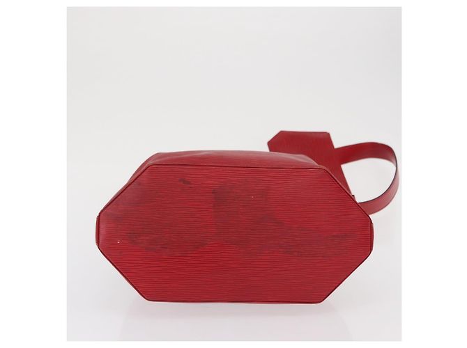 LOUIS VUITTON Epi Sac Depaule GM Borsa a Spalla Rossa M80197 LV Auth 166432 Rosso - vista 5