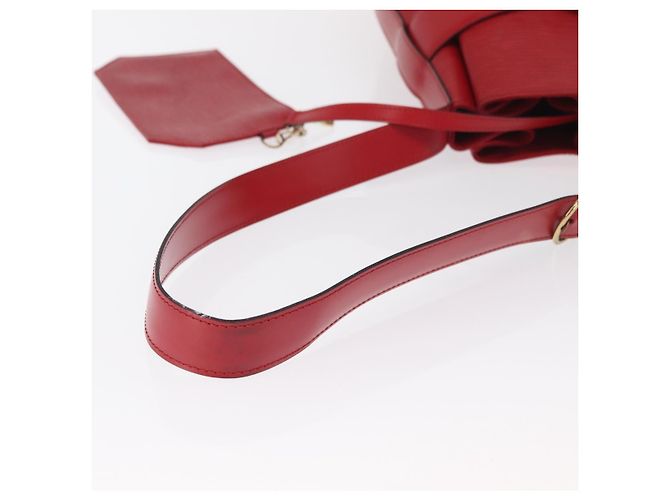 LOUIS VUITTON Epi Sac Depaule GM Borsa a Spalla Rossa M80197 LV Auth 166432 Rosso - vista 7