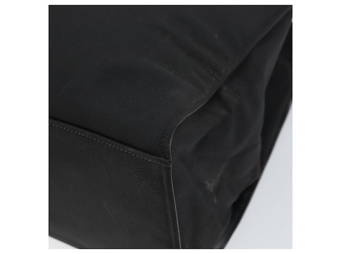 Borsa Tote in Nylon Nera Argento GUCCI Bamboo 002 1010 Auth 170315 Nero - vista 15