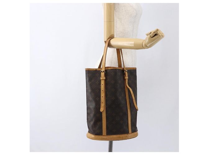 LOUIS VUITTON Borsa a Spalla Monogram Bucket GM M42236 LV Auth 163448 Monogramma - vista 22