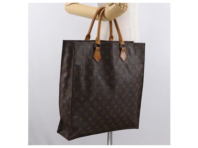 LOUIS VUITTON Borsa Sac Plat Monogram M51140 LV Auth bs33196 Monogramma - vista 19