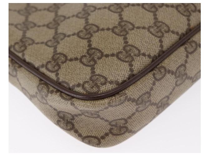 Gucci Borsa a Spalla GG Supreme PVC Beige Oro 97 02 068 Auth ep13164 D'oro - vista 15