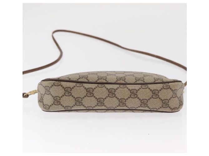 Gucci Borsa a Spalla GG Supreme PVC Beige Oro 97 02 068 Auth ep13164 D'oro - vista 5