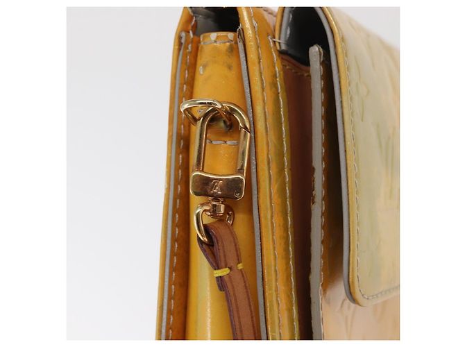 LOUIS VUITTON Bolsa de Accesorios Motto Monogram Vernis Gris M91030 LV Auth 169985 - vista 18