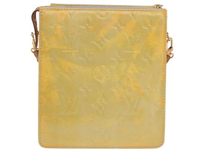 LOUIS VUITTON Bolsa de Accesorios Motto Monogram Vernis Gris M91030 LV Auth 169985 - vista 2