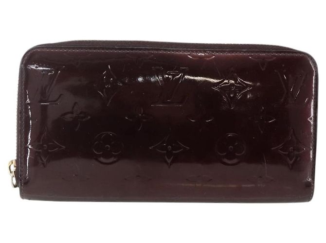 LOUIS VUITTON Zippy Lang Wallet Monogram Vernis Amarante M93522 LV Auth 169544 Bordeaux - Ansicht 13