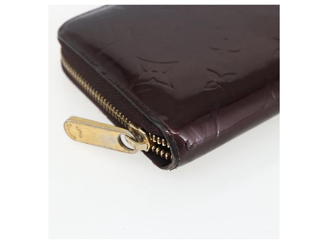 LOUIS VUITTON Zippy Lang Wallet Monogram Vernis Amarante M93522 LV Auth 169544 Bordeaux - Ansicht 14