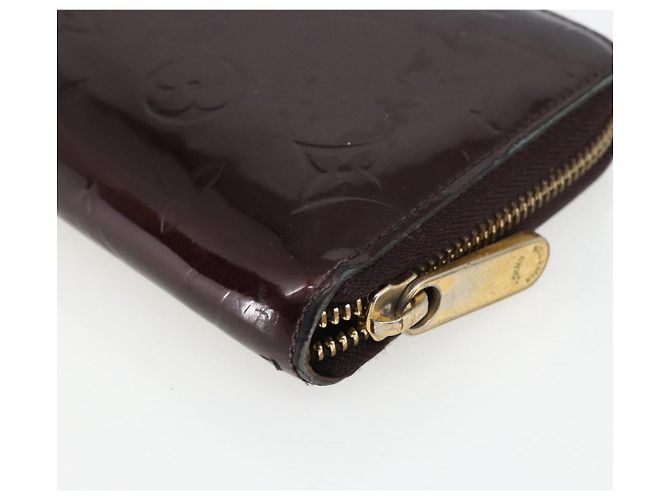 LOUIS VUITTON Zippy Lang Wallet Monogram Vernis Amarante M93522 LV Auth 169544 Bordeaux - Ansicht 15