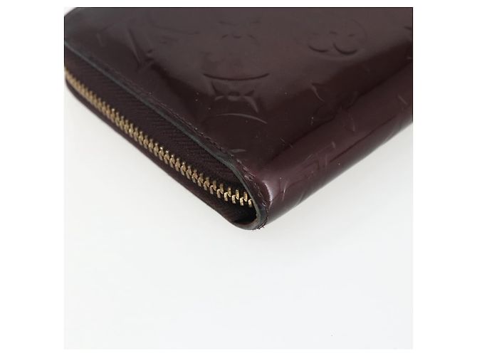 LOUIS VUITTON Zippy Lang Wallet Monogram Vernis Amarante M93522 LV Auth 169544 Bordeaux - Ansicht 16