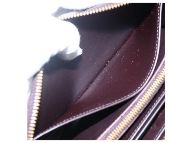 LOUIS VUITTON Zippy Lang Wallet Monogram Vernis Amarante M93522 LV Auth 169544 Bordeaux - Ansicht 18