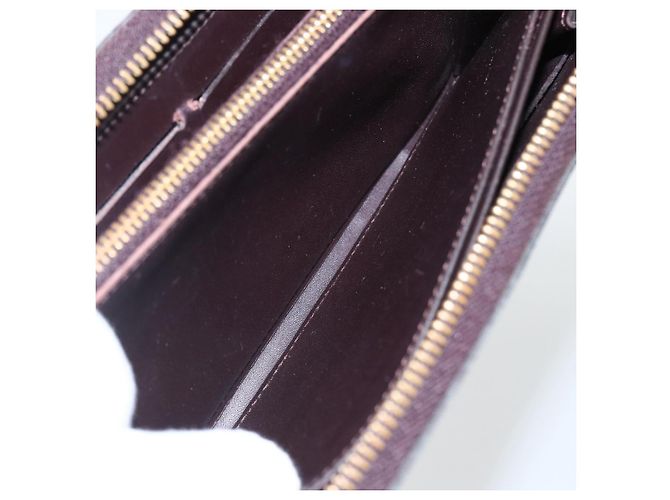 LOUIS VUITTON Zippy Lang Wallet Monogram Vernis Amarante M93522 LV Auth 169544 Bordeaux - Ansicht 19