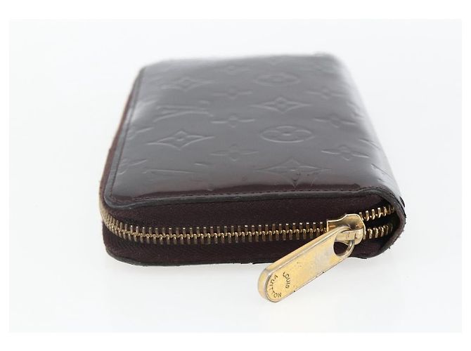LOUIS VUITTON Zippy Lang Wallet Monogram Vernis Amarante M93522 LV Auth 169544 Bordeaux - Ansicht 3