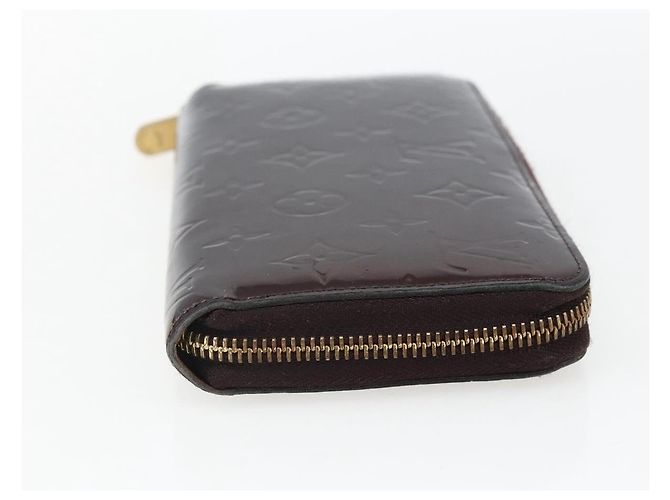 LOUIS VUITTON Zippy Lang Wallet Monogram Vernis Amarante M93522 LV Auth 169544 Bordeaux - Ansicht 4