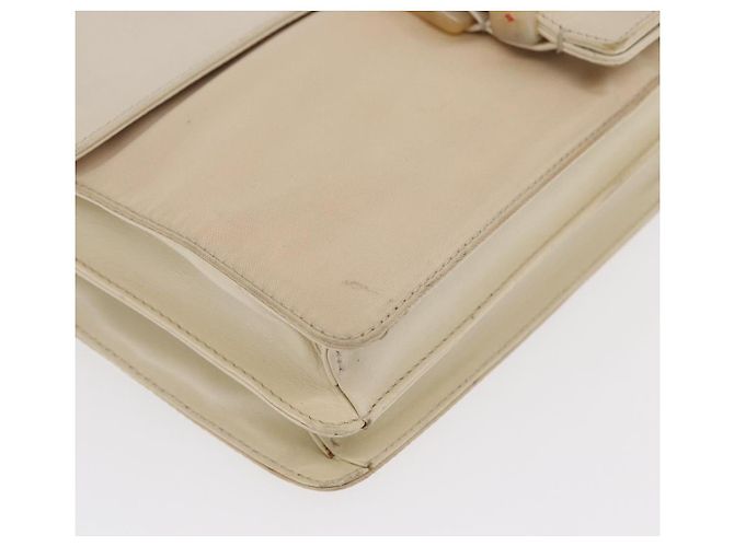 PRADA Schultertasche Nylon Beige Silber Authentisch bs33180 - Ansicht 9