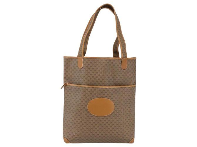 Gucci Borsa tote Micro GG Supreme in PVC beige e oro 002 39 0054 Auth ep13221 D'oro - vista 13
