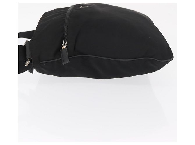 Borsa a Spalla PRADA Nylon Nero Argento Autentica 166693 - vista 4