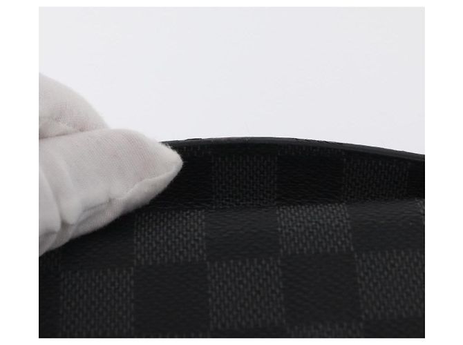 LOUIS VUITTON Custodia Essenziale per iPad Damier Graphite N63034 LV Auth 170602V Damier ebene - vista 14
