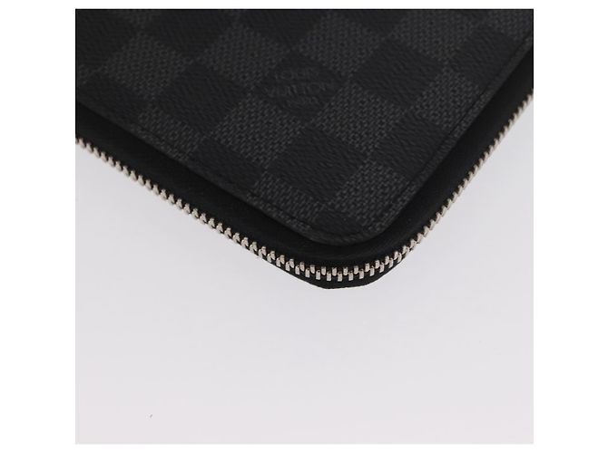 LOUIS VUITTON Custodia Essenziale per iPad Damier Graphite N63034 LV Auth 170602V Damier ebene - vista 18
