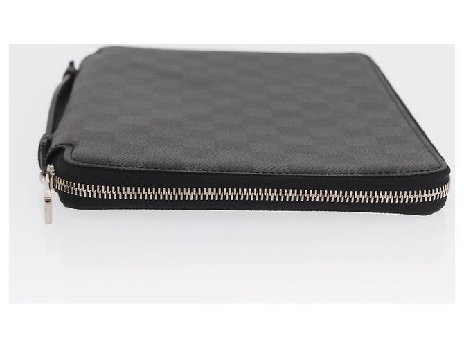 LOUIS VUITTON Custodia Essenziale per iPad Damier Graphite N63034 LV Auth 170602V Damier ebene - vista 4