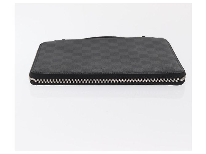 LOUIS VUITTON Custodia Essenziale per iPad Damier Graphite N63034 LV Auth 170602V Damier ebene - vista 5