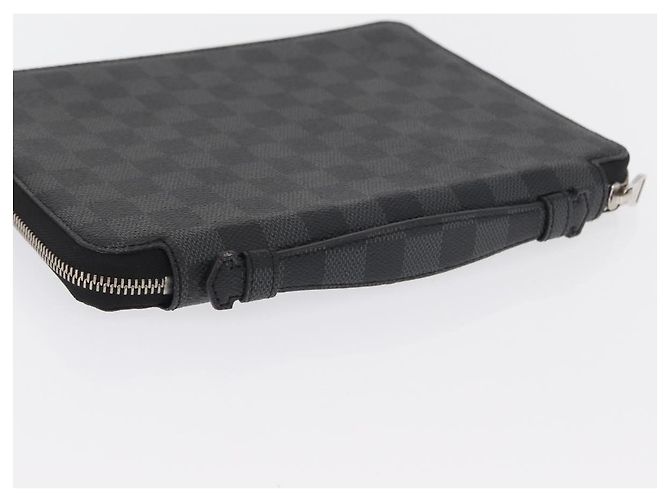 LOUIS VUITTON Custodia Essenziale per iPad Damier Graphite N63034 LV Auth 170602V Damier ebene - vista 6