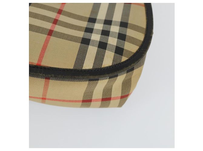 Borsa a Spalla Nova Check Burberry 2 Pezzi Beige Auth 165995 - vista 17