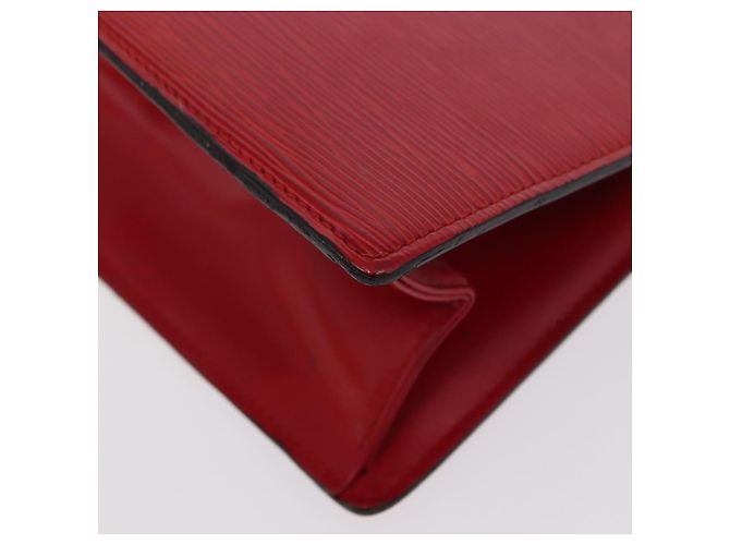 LOUIS VUITTON Clutch Trousse Crete Epi Rosso M48407 LV Auth 170589 - vista 14