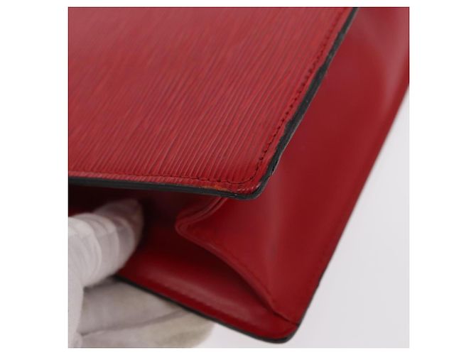 LOUIS VUITTON Clutch Trousse Crete Epi Rosso M48407 LV Auth 170589 - vista 15