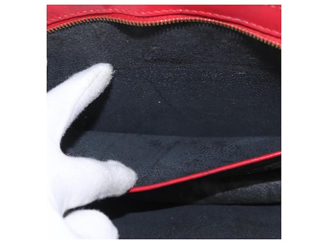 LOUIS VUITTON Clutch Trousse Crete Epi Rosso M48407 LV Auth 170589 - vista 18
