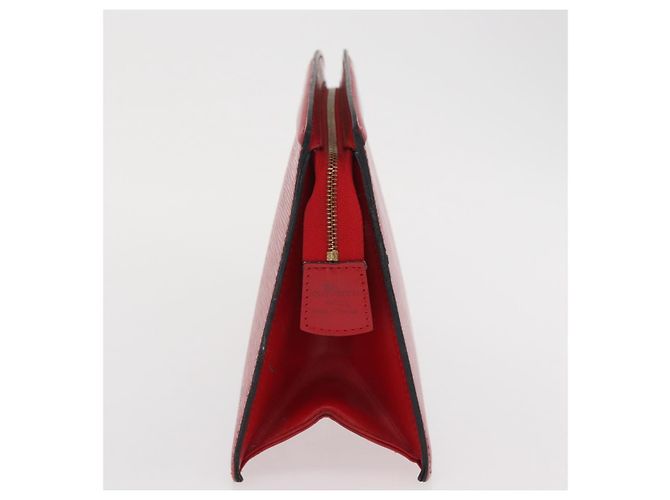 LOUIS VUITTON Clutch Trousse Crete Epi Rosso M48407 LV Auth 170589 - vista 3
