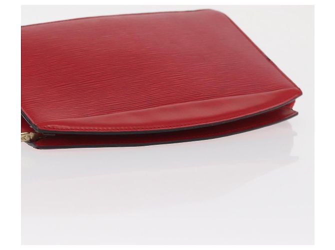LOUIS VUITTON Clutch Trousse Crete Epi Rosso M48407 LV Auth 170589 - vista 5