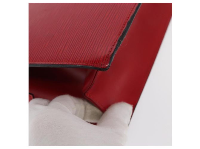 LOUIS VUITTON Clutch Trousse Crete Epi Rosso M48407 LV Auth 170589 - vista 7