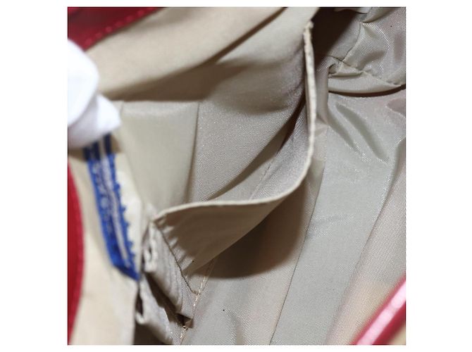 Burberry Nova Check Blue Label Schultertasche aus Canvas Beige Silber Authentisch 170703 - Ansicht 19
