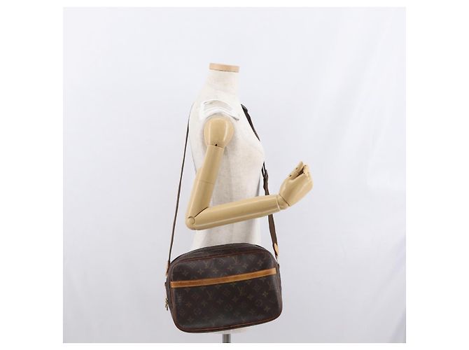 LOUIS VUITTON Borsa a Spalla Monogram Reporter PM M45254 LV Auth BA9989 Monogramma - vista 24