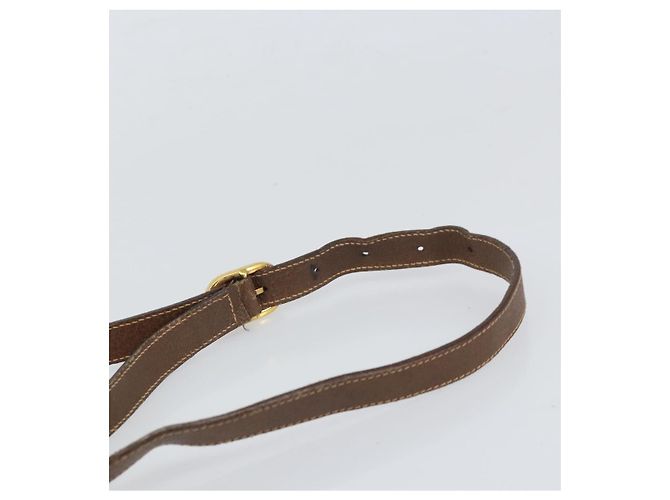 Borsa Sherry Line GG Supreme Web di GUCCI in PVC beige e oro 89 02 077 Auth BA10130 D'oro - vista 8