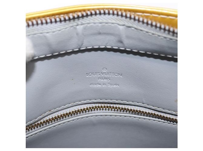LOUIS VUITTON Borsa a Mano Monogram Vernis Houston Grigio M91053 LV Auth ep13299 - vista 10