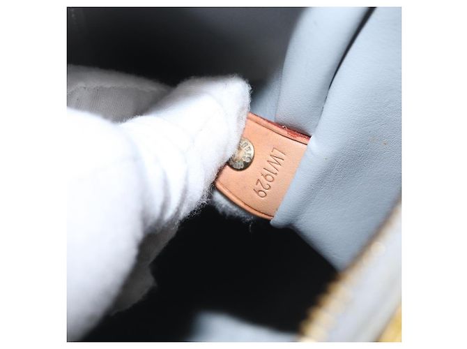 LOUIS VUITTON Borsa a Mano Monogram Vernis Houston Grigio M91053 LV Auth ep13299 - vista 12