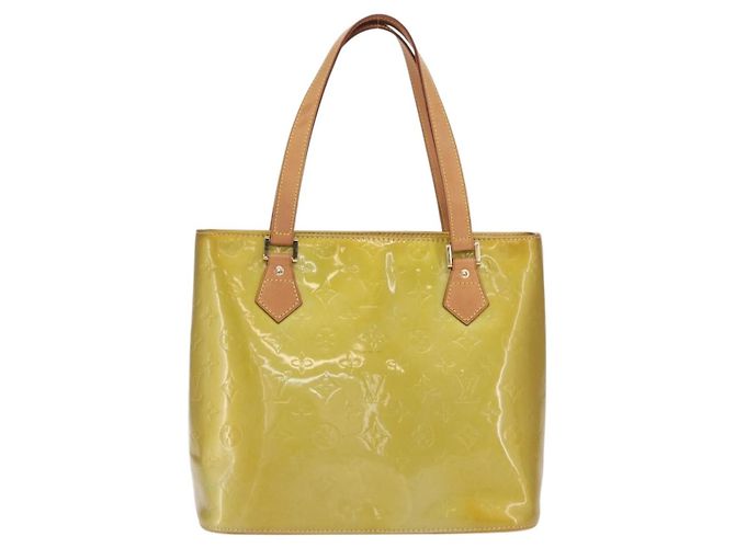 LOUIS VUITTON Borsa a Mano Monogram Vernis Houston Grigio M91053 LV Auth ep13299 - vista 13