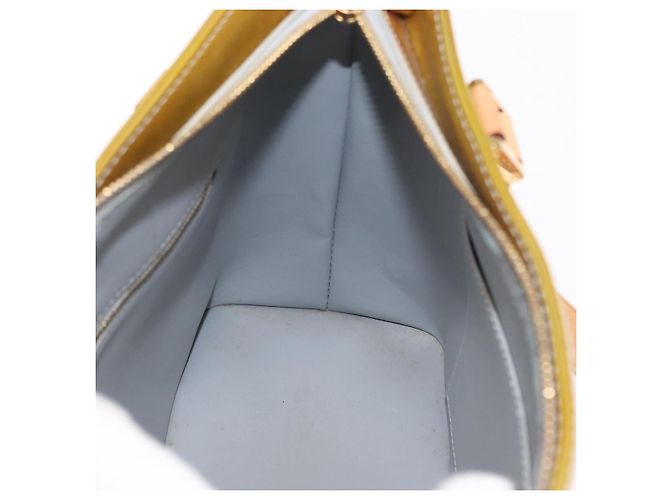 LOUIS VUITTON Borsa a Mano Monogram Vernis Houston Grigio M91053 LV Auth ep13299 - vista 19