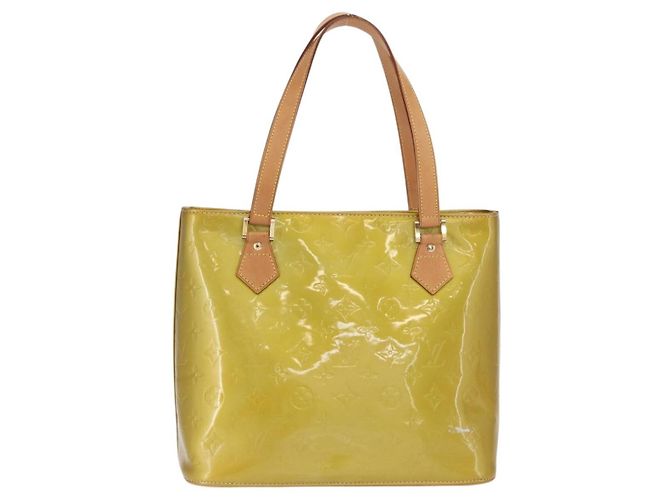 LOUIS VUITTON Borsa a Mano Monogram Vernis Houston Grigio M91053 LV Auth ep13299 - vista 2