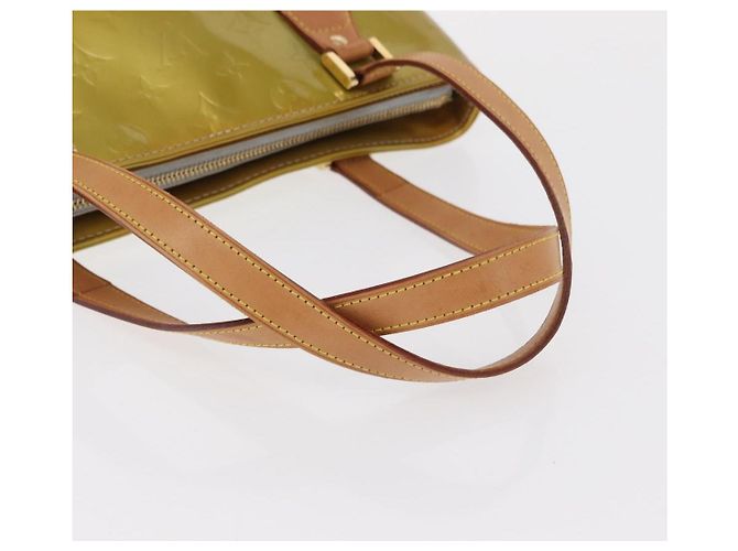 LOUIS VUITTON Borsa a Mano Monogram Vernis Houston Grigio M91053 LV Auth ep13299 - vista 8
