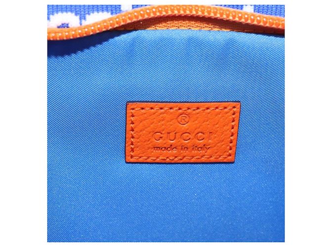 Borsa a vita GUCCI in nylon viola argento 752102 Auth bs32891V Porpora - vista 19