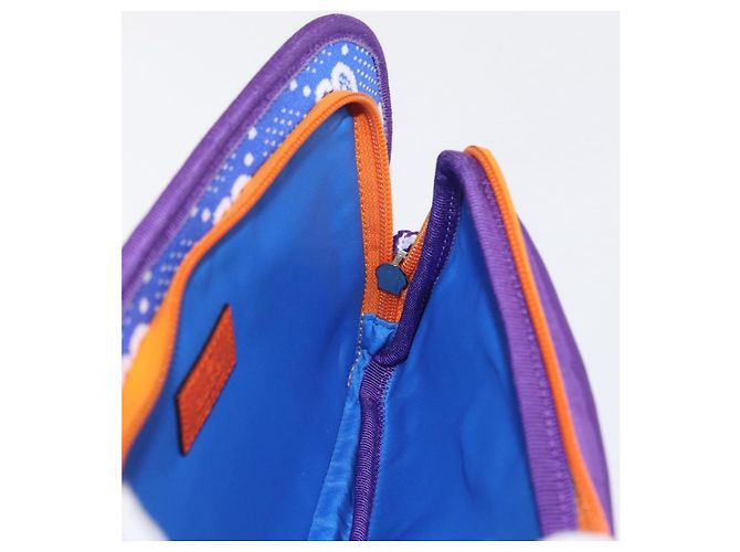 Borsa a vita GUCCI in nylon viola argento 752102 Auth bs32891V Porpora - vista 20