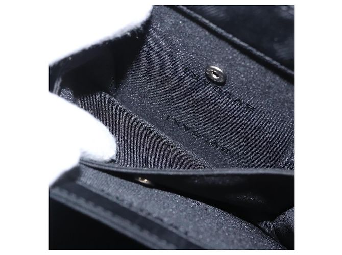 Bulgari Borsa a mano BVLGARI in nylon nero e argento Auth BA9909 - vista 11