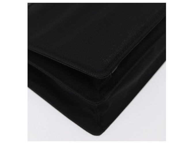 Bulgari Borsa a mano BVLGARI in nylon nero e argento Auth BA9909 - vista 15