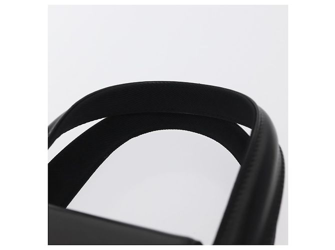 Bulgari Borsa a mano BVLGARI in nylon nero e argento Auth BA9909 - vista 8
