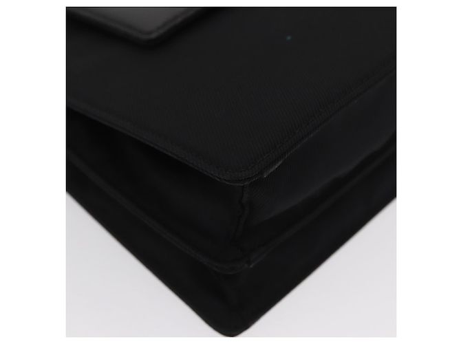 Bulgari Borsa a mano BVLGARI in nylon nero e argento Auth BA9909 - vista 9