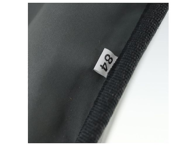 PRADA Backpack Nylon Gray Silver Auth BA10134 Brown Silvery - view 12